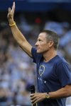 Lance Armstrong speaks to the crowd prior to the innaugural game between the Chicago Fire and Sp.jpg