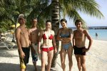 Ralf NÃ¤f, Jose Antonio Hermida,  Tereza and Miguel Martinez - Curacao 2006.jpg