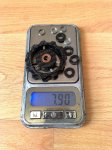 15Peso d 2 roldanas 11T  completas Carbonius 3 spokes titanium..jpg