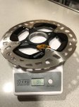 Disco Shimano XTR MT900 140mm (86gr).JPG