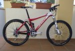 El montaje con el sillin SLR Gel Flow.jpg